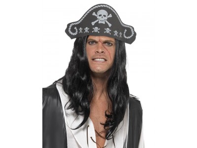 Set de pirat cu boneta, vesta si centura