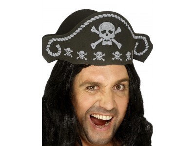 Set de pirat cu boneta, vesta si centura