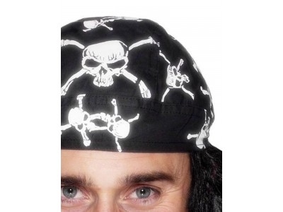 Bandana de pirat - cap de mort