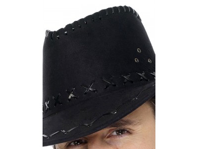 Palarie de cowboy neagra