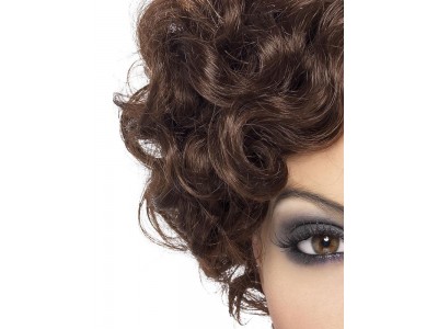 Peruca Flapper maro 1920