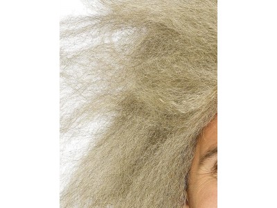 Peruca Omul Pesterii gri-maro