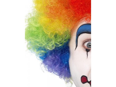 Peruca Funky afro curcubeu