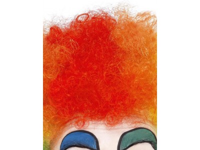 Peruca Funky afro curcubeu