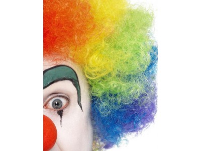 Peruca Funky afro curcubeu