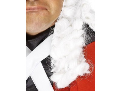 Peruca de Judecator alba