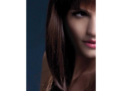 Peruca Fever - Sienna maro lunga cu breton