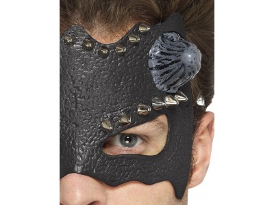 Masca venetiana de diavol cu tinte metalice