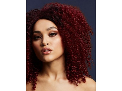 Peruca Fever - Lizzo culoarea pruna lunga creata