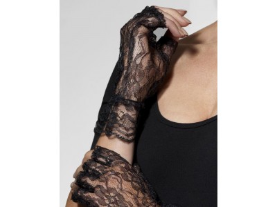 Manusi negre dantela 3