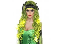Peruca Halloween Rebel verde