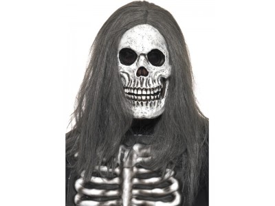 Masca schelet cu par Masca schelet cu par