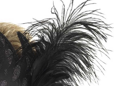 Masca venetiana Columbina neagra