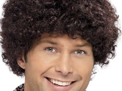 Peruca afro 70's maro