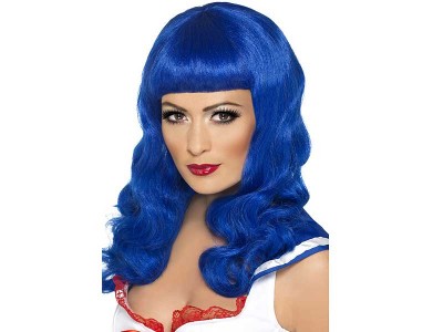 Peruca Sweetheart albastra