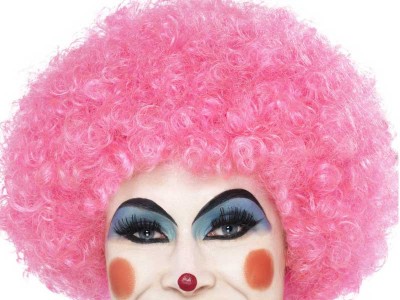 Peruca Funky Afro roz