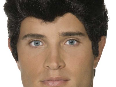 Peruca neagra Grease