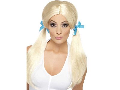 Peruca scolarita Sassy cu codite