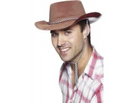 Palarie Cowboy maro - Economy